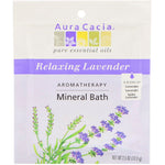 Aura Cacia, Aromatherapy Mineral Bath, Relaxing Lavender, 2.5 oz (70.9 g) - The Supplement Shop