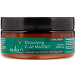 Sukin, Super Greens, Detoxifying Clay Masque, 3.38 fl oz (100 ml) - The Supplement Shop