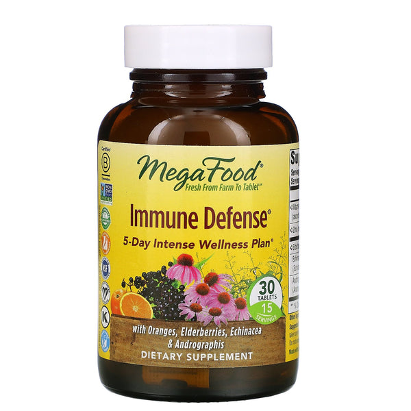 MegaFood, Immune Defense, 30 Tablets - The Supplement Shop