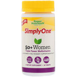 Super Nutrition, SimplyOne, 50+ Women, Triple Power Multivitamins, 30 Tablets - The Supplement Shop