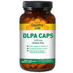 Country Life, DLPA Caps, 1000 mg, 60 Capsules - The Supplement Shop