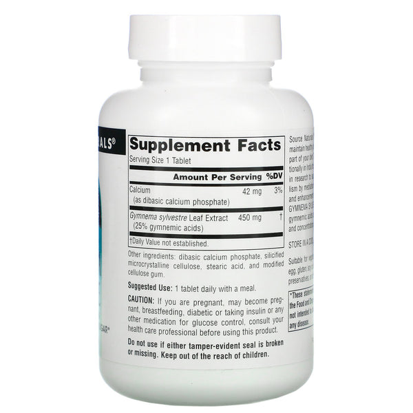 Source Naturals, Gymnema Sylvestre, 450 mg, 120 Tablets - The Supplement Shop