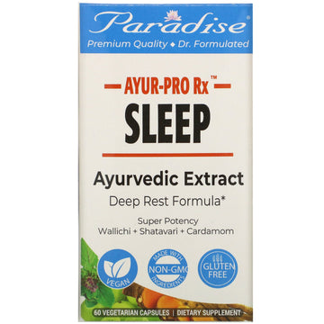 Paradise Herbs, AYUR Pro Rx, Sleep, 60 Vegetarian Capsules