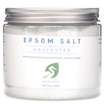 White Egret Personal Care, Epsom Salt, Unscented, 16 oz (454 g) - The Supplement Shop