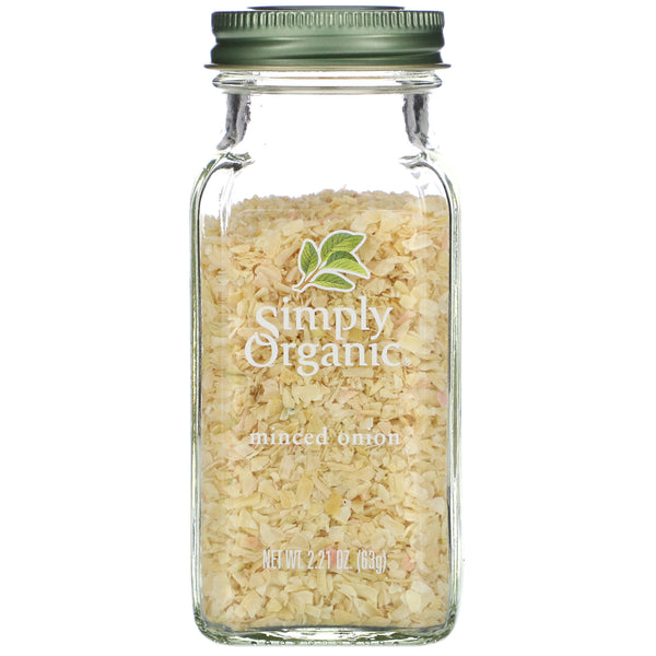 Simply Organic, Minced Onion, 2.21 oz (63 g) - The Supplement Shop