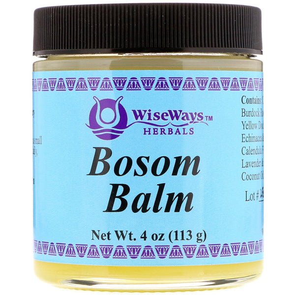 WiseWays Herbals, Bosom Balm, 4 oz (113 g) - The Supplement Shop