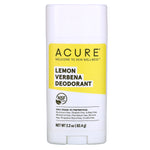 Acure, Deodorant, Lemon Verbena, 2.2 oz (62.4 g) - The Supplement Shop