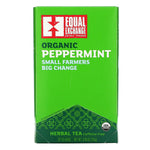 Equal Exchange, Organic Peppermint Herbal Tea, Caffeine Free, 20 Tea Bags, 0.99 oz (28 g) - The Supplement Shop
