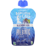 Mamma Chia, Organic Chia Prebiotic Squeeze, Blueberry Acai, 4 Pouches, 3.5 oz (99 g) Each - The Supplement Shop