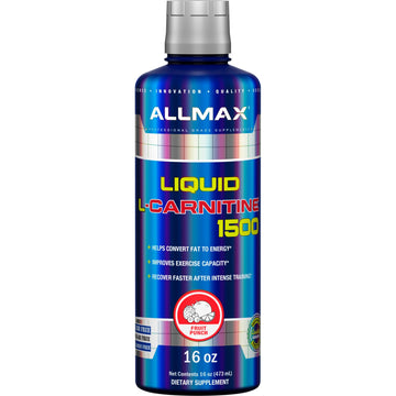 ALLMAX Nutrition, Liquid L-Carnitine 1500, Fruit Punch, 16 oz (473 ml)