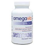 OmegaVia, EPA 500, Pure EPA Omega-3, 120 Capsules - The Supplement Shop