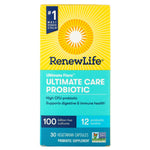 Renew Life, Ultimate Flora, Ultimate Care Probiotic, 100 Billion Live Cultures, 30 Vegetarian Capsules - The Supplement Shop