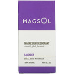 Magsol, Magnesium Deodorant, Lavender, 3.2 oz (95 g) - The Supplement Shop