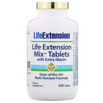 Life Extension, Mix Tablets with Extra Niacin, 240 Tablets - The Supplement Shop