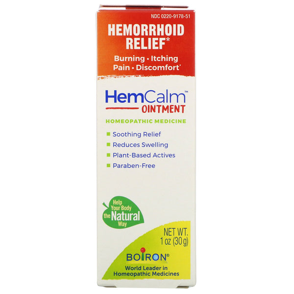 Boiron, HemCalm Ointment, Hemorrhoid Relief, 1 oz (30 g) - The Supplement Shop