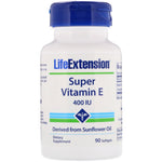 Life Extension, Super Vitamin E, 400 IU, 90 Softgels - The Supplement Shop