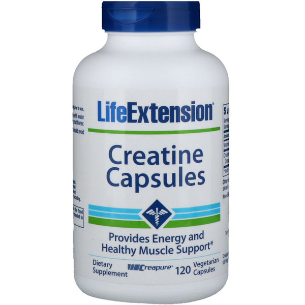 Life Extension, Creatine Capsules, 120 Vegetarian Capsules - The Supplement Shop