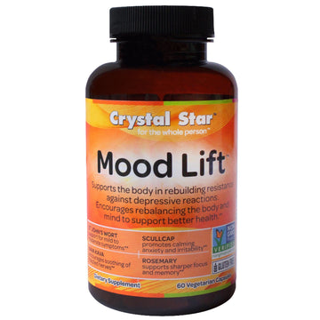 Crystal Star, Mood Lift, 60 Vegetarian Capsules
