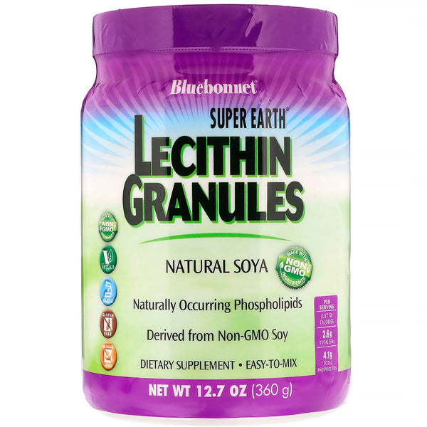 Bluebonnet Nutrition, Super Earth, Lecithin Granules, 12.7 oz (360 g) - The Supplement Shop