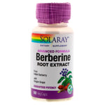 Solaray, Berberine Root Extract, Advanced Formula, 60 VegCaps - The Supplement Shop