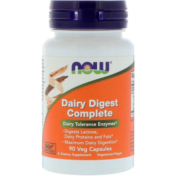 Now Foods, Dairy Digest Complete, 90 Veg Capsules