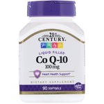 21st Century, Liquid Filled CoQ-10, 100 mg, 90 Softgels - The Supplement Shop
