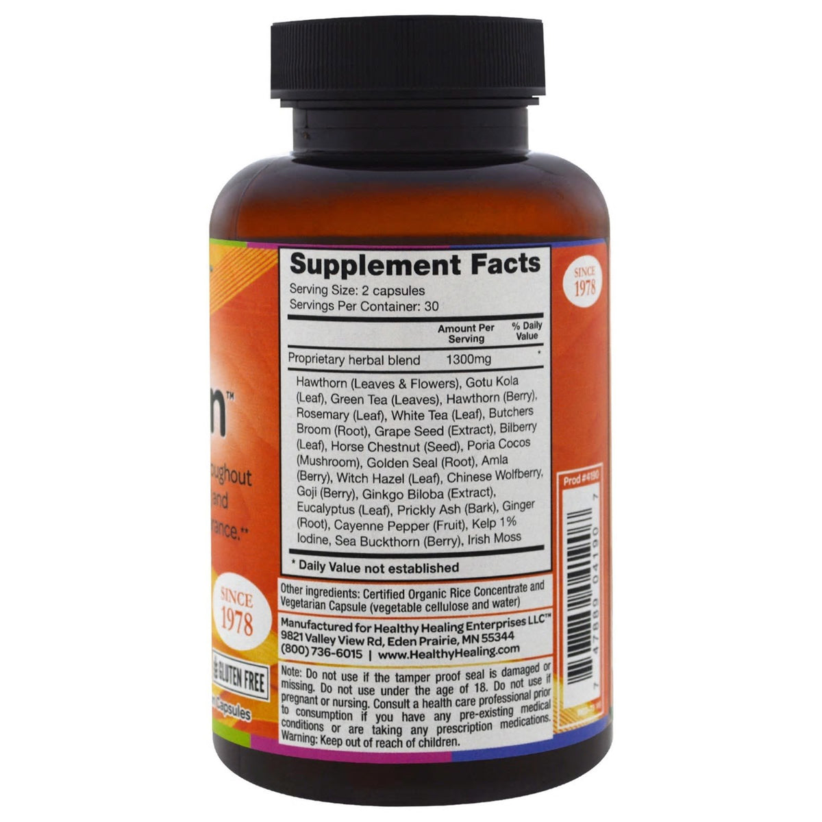 Crystal Star, Vari-Vein, 60 Vegetarian Capsules | The Supplement Shop