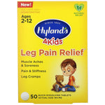 Hyland's, 4 Kids, Leg Pain Relief, Ages 2-12, 50 Quick-Dissolving Tablets - The Supplement Shop