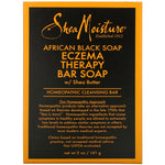 SheaMoisture, African Black Soap, Eczema Therapy Bar Soap with Shea Butter, 5 oz (141 g) - The Supplement Shop