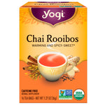 Yogi Tea, Organic, Chai Rooibos, Caffeine Free, 16 Tea Bags, 1.27 oz (36 g) - The Supplement Shop