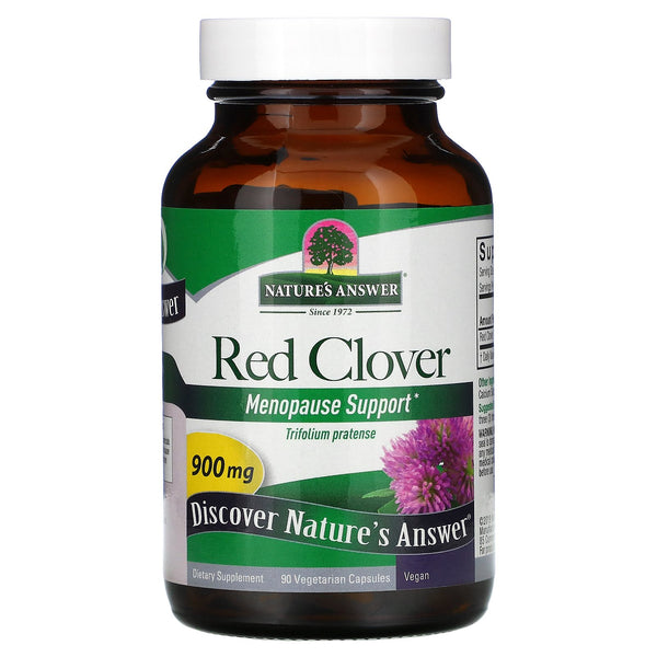 Nature's Answer, Red Clover, 900 mg, 90 Vegetarian Capsules - The Supplement Shop