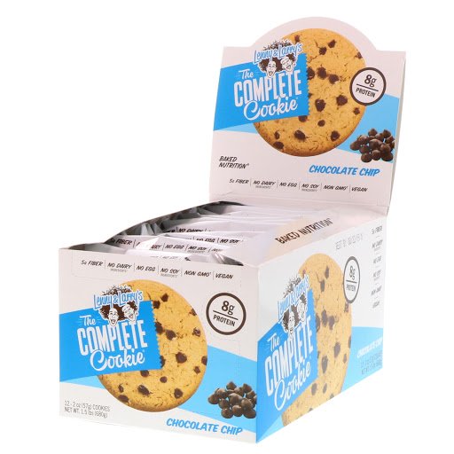 Lenny & Larry's, The Complete Cookie, Chocolate Chip, 12 Cookies, 2 oz (57 g) Each - The Supplement Shop