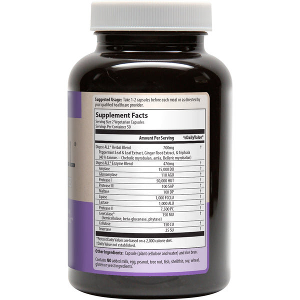 MRM, Digest-All, 100 Vegetarian Capsules - The Supplement Shop