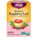 Yogi Tea, Woman's Raspberry Leaf, Caffeine Free, 16 Tea Bags, 1.02 oz (29 g) - The Supplement Shop