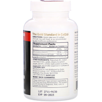 Qunol, Ultra CoQ10, 100 mg, 60 Softgels