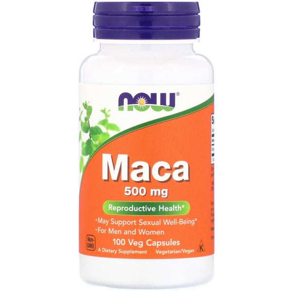 Now Foods, Maca, 500 mg, 100 Veg Capsules - The Supplement Shop