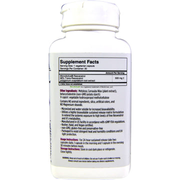 Biotivia, TransmaxTR, Trans-Resveratrol, 500 mg, 60 Capsules