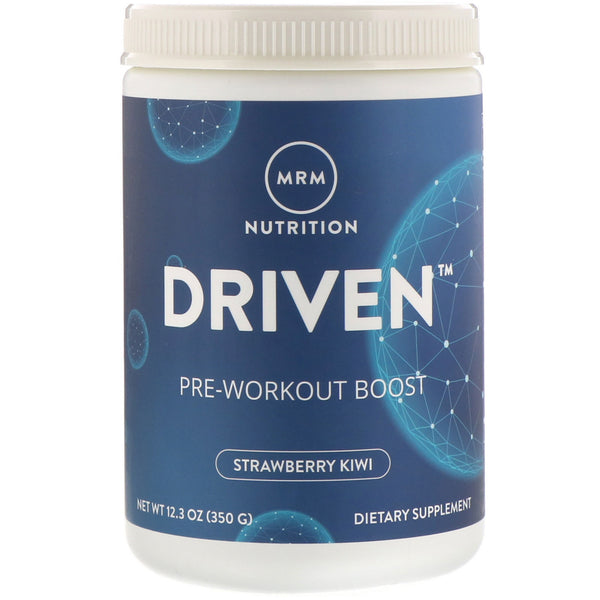 MRM, Driven, Pre-Workout Boost, Strawberry Kiwi, 12.3 oz (350 g) - The Supplement Shop