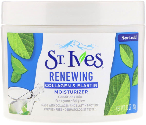 St. Ives, Renewing Collagen & Elastin Moisturizer, 10 oz (283 g) - The Supplement Shop