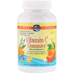 Nordic Naturals, Vitamin C Gummies, Tart Tangerine, 250 mg, 120 Gummies - The Supplement Shop