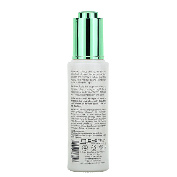 Giovanni, Rejuvenating Facial Oil, Avocado & Jojoba, 1.6 fl oz (47 ml) - The Supplement Shop