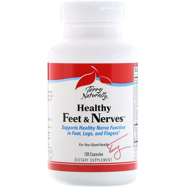 EuroPharma, Terry Naturally, Healthy Feet & Nerves, 120 Capsules - The Supplement Shop