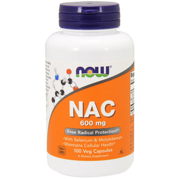 Now Foods, NAC, 600 mg, 100 Veg Capsules