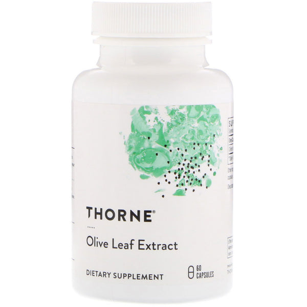 Thorne Research, Olive Leaf Extract, 60 Capsules - The Supplement Shop