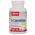 Jarrow Formulas, L-Carnitine 500, 500 mg, 50 Veggie Caps - The Supplement Shop
