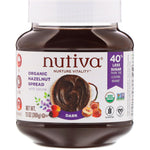 Nutiva, Organic Hazelnut Spread, Dark, 13 oz (369 g) - The Supplement Shop