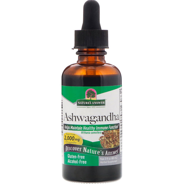 Nature's Answer, Ashwagandha, 2,000 mg, 2 fl oz (60 ml) - The Supplement Shop
