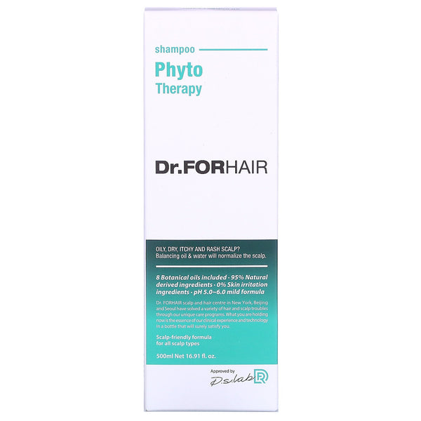 Dr.ForHair, Phyto Therapy Shampoo, 16.91 fl oz (500 ml) - The Supplement Shop