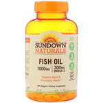 Sundown Naturals, Fish Oil, 1000 mg, 144 Softgels - The Supplement Shop
