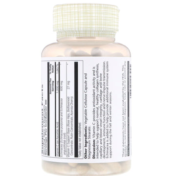 Solaray, Vitamin C Echinacea, 500 mg , 120 VegCaps